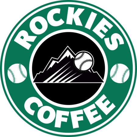 Colorado Rockies Starbucks Coffee Logo vinyl decal